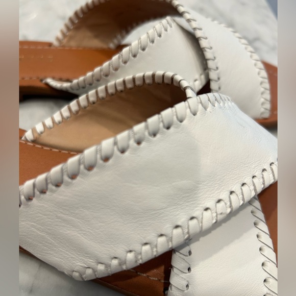 Jack Rogers Sloan X Band Slide Sandals excellent condition white - Picture 7 of 7